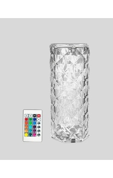 Kristal Rgb Led Masa Lambası Renkli Kumandalı Işık, Dekoratif Ve Enerji Tasarruflu . 81531915 Kristal Rgb Led Masa Lambası Renkli Kumandalı Işık, Dekoratif Ve Enerji Tasarruflu . 81531915