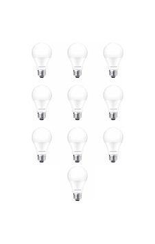 10 Adet Gecem 11w Led Ampul E27 Duy 6500k - Beyaz Işık 10 Adet Gecem 11w Led Ampul E27 Duy 6500k - Beyaz Işık