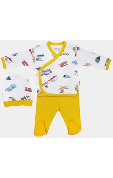 Tiffany Baby & Kids Tiffany Baby Caravan Theme 3'lü Bebek Zıbın Seti 12078 Ekru Tiffany Baby & Kids Tiffany Baby Caravan Theme 3'lü Bebek Zıbın Seti 12078 Ekru