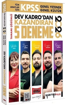 Yargı 2026 Kpss Genel Yetenek Genel Kültür Dev Kadrodan Kazandıran 5 Deneme Çözümlü Yargı Yayınları