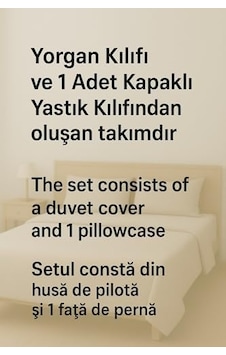 Ezgi Tek Kişilik Desenli Nevresim Takımı, 155 X 230 Cm, Gri, Kapaklı Yastık Kılıfı Dahil 0 Ezgi Tek Kişilik Desenli Nevresim Takımı, 155 X 230 Cm, Gri, Kapaklı Yastık Kılıfı Dahil 0
