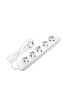 Viko 5'li Priz 3x1,5 mm Uzatma Beyaz 7 MT Viko 5'li Priz 3x1,5 mm Uzatma Beyaz 7 MT