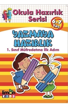Yazmaya Hazırlık-Okula Hazırlık Serisi 6-7 Yaş- Limonkids