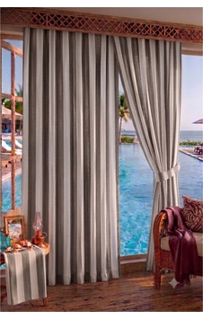 2 Kanat Mutfak Ve Salon Odası Fon Perdesi Desenli Dekoratif Dijital Baskılı Premium Mutfak Ve Salon Odası Perdesi Gri
