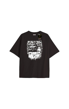 Flood Of Style Siyah Oversize T-shirt Göz Baskı Özel Tasarım Flood Of Style Siyah Oversize T-shirt Göz Baskı Özel Tasarım