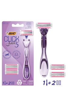 Bıc Click Soleil 5 Kadın Tıraş Bıçağı 5 Bıçaklı 1 Sap + 2 Yedek Başlık Bıc Click Soleil 5 Kadın Tıraş Bıçağı 5 Bıçaklı 1 Sap + 2 Yedek Başlık