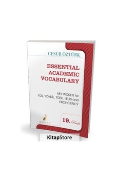 Essential Academic Vocabulary - Cesur Öztürk Essential Academic Vocabulary - Cesur Öztürk