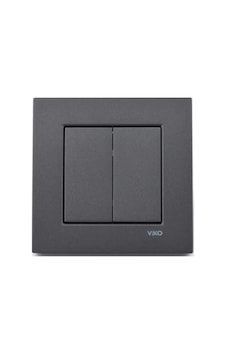 Viko Novella Füme Komitatör Kapak Çerçeve Ve Mekanizma Dahil Viko Novella Füme Komitatör Kapak Çerçeve Ve Mekanizma Dahil