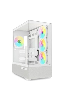 Sharkoon Kasa Mıd Tower Psusuz 4xfan Ak7 Argb Whıte Sharkoon Kasa Mıd Tower Psusuz 4xfan Ak7 Argb Whıte