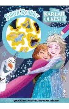 Disney Karlar Ülkesi 2 - Sihirli Renkler Çıkartma Hediyeli Boyama Kitabı Ciltli Doğan Çocuk