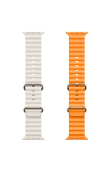 Winex 2 Adet 42-49mm Yeni Nesil Akıllı Saat Kordonu Silikon Beyaz - Turuncu Winex 2 Adet 42-49mm Yeni Nesil Akıllı Saat Kordonu Silikon Beyaz - Turuncu