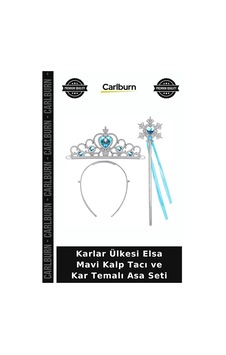 Karlar Ülkesi Elsa Mavi Kalp Tacı Ve Kar Temalı Asa Seti Parti Setleri Tatlı Hatıra Hikaye Kahramanı +3 Karlar Ülkesi Elsa Mavi Kalp Tacı Ve Kar Temalı Asa Seti Parti Setleri Tatlı Hatıra Hikaye Kahramanı +3