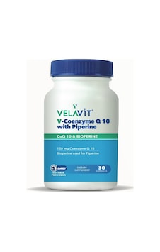Velavit Coenzyme Q10 With Piperine 30 Kapsül