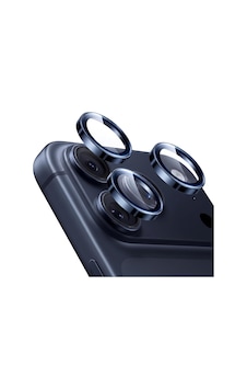 İphone 17 Pro / 17 Pro Max İle Uyumlu Safir Lens Koruyucu Ultra Dayanıklı Kolay Kurulum Aparatlı Parmak İzi Bırakmayan Yansıma Önleyici Kamera Lensi Koruma Koyu Mavi İphone 17 Pro / 17 Pro Max İle Uyumlu Safir Lens Koruyucu Ultra Dayanıklı Kolay Kurulum Aparatlı Parmak İzi Bırakmayan Yansıma Önleyici Kamera Lensi Koruma Koyu Mavi