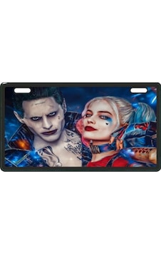 Joker & Harley Quinn E-bike Plakalık Joker & Harley Quinn E-bike Plakalık