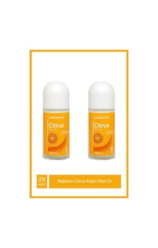 Watsons Narenciye Aromalı Kadın Roll-On Deodorant 2 x 50 ML Watsons Narenciye Aromalı Kadın Roll-On Deodorant 2 x 50 ML