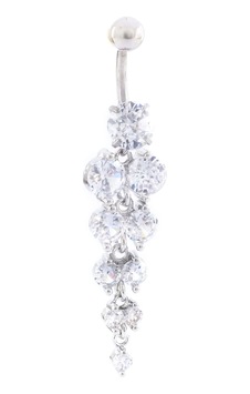 Ferizz 316l Çelik Çoklu Zirkon Taşlı Piercing Prc-225 Ferizz 316l Çelik Çoklu Zirkon Taşlı Piercing Prc-225