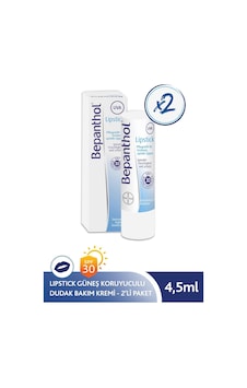 Bepanthol Lipstick Güneş Koruyucu Dudak Bakım Kremi 2 x 4.5 G Bepanthol Lipstick Güneş Koruyucu Dudak Bakım Kremi 2 x 4.5 G