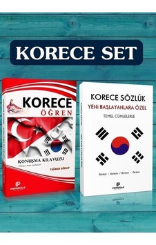 Korece Öğren Seti  - 2 Kitap Takım  - Bekir Manav  - Pergole