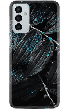 Samsung Uyumlu Galaxy A04S Kilif Silikon Desen Foid Green 1643 556613374