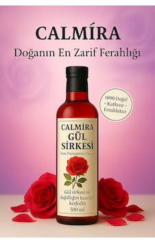 Calmira Gül Sirkesi 500ml Doğal Fermantasyon Natural Fermentation Rose Vinegar Calmira Gül Sirkesi 500ml Doğal Fermantasyon Natural Fermentation Rose Vinegar