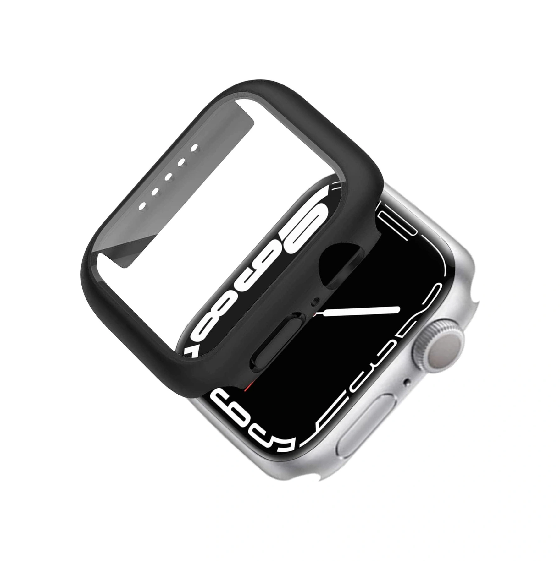 Apple Uyumlu Watch  7 41 Mm   Kasa Ve Ekran Koruyucu 360 Tam Koruma Kılıf