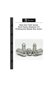 Özel Seri Tatlı Sanat Parti Pasta Süsleme 5'li Profesyonel Büyük Boy Uçları Özel Seri Tatlı Sanat Parti Pasta Süsleme 5'li Profesyonel Büyük Boy Uçları