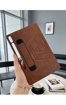 Samsung Tab S10 Plus / S9 Plus / Tab S9 Fe Plus 12.4inç Uyumlu Tutamaçlı Standlı Deri Tasarım Kılıf Arka Kapak Samsung Tab S10 Plus / S9 Plus / Tab S9 Fe Plus 12.4inç Uyumlu Tutamaçlı Standlı Deri Tasarım Kılıf Arka Kapak