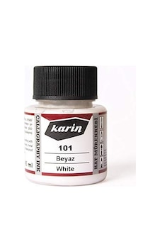 Karin Hat Mürekkebi 45ml N:101 Beyaz Genel Karin Hat Mürekkebi 45ml N:101 Beyaz Genel