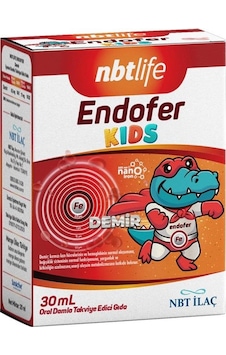 Nbt Life Endofer Kids Demir Damla 30 ML Nbt Life Endofer Kids Demir Damla 30 ML