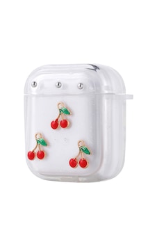 Kilifone - Apple Uyumlu AirPods 1. Nesil - Kılıf Airbag Tasarımlı Simli Şeffaf Kutup Kılıf - Airbag 44 - Kiraz - T36621 Kiraz Kilifone - Apple Uyumlu AirPods 1. Nesil - Kılıf Airbag Tasarımlı Simli Şeffaf Kutup Kılıf - Airbag 44 - Kiraz - T36621 Kiraz