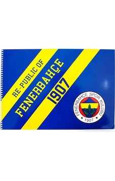 Fenerbahçe Lisanslı Resim Defteri 25X35Cm Spiralli