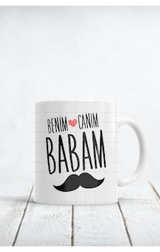Benim Canım Babam Baskılı Kupa Bardak Beyaz Benim Canım Babam Baskılı Kupa Bardak Beyaz