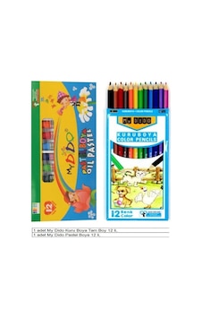 Okul Südor My Dido Boya Seti Uygun Kuru Boya, Pastel Boya 2 Li 12 Li Karışık Okul Südor My Dido Boya Seti Uygun Kuru Boya, Pastel Boya 2 Li 12 Li Karışık