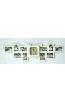 MUTFAK SAATLERİ-MB FOTOĞRAF ÇERÇEVELİ KREM DUVAR SAATİ-80*24*6 CM Ahşap MUTFAK SAATLERİ-MB FOTOĞRAF ÇERÇEVELİ KREM DUVAR SAATİ-80*24*6 CM Ahşap
