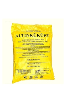 Kükürt %99 25 KG Toprak Ph Düzenler Yılan Kaçırır Kükürt %99 25 KG Toprak Ph Düzenler Yılan Kaçırır