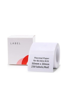 Niimbot T50x30mm 230 Adet Beyaz Etiket B1,b21s,b3s Niimbot T50x30mm 230 Adet Beyaz Etiket B1,b21s,b3s