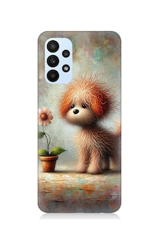 Samsung Galaxy A33 Uyumlu Sevimli Köpek Desenli Silikon Kılıf