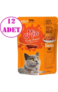 Mio Kedi Yaş Mama Tavuk Etli 100 Gr 12 Ad Mio Kedi Yaş Mama Tavuk Etli 100 Gr 12 Ad