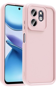 İnfinix Smart 9 Kılıf Kamera Korumalı Zore Ananas Kapak Pembe İnfinix Smart 9 Kılıf Kamera Korumalı Zore Ananas Kapak Pembe
