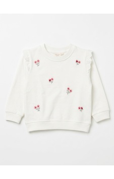 Divonette Babydoll Sweatshirt Divo Asortili Beyaz Divonette Babydoll Sweatshirt Divo Asortili Beyaz