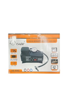 220 Volt-12 Volt 250 Psi Kompresör Lastik Hava Şişirme Oto Pompası Fişli Ve Çakmaklı Yage-843 5324 1 Adet 220 Volt-12 Volt 250 Psi Kompresör Lastik Hava Şişirme Oto Pompası Fişli Ve Çakmaklı Yage-843 5324 1 Adet