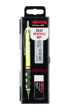 Rotring Tikky Okul Seti 0.5 Mm Neon Sarı Versatil Kalem + Silgi + Uç Rotring Tikky Okul Seti 0.5 Mm Neon Sarı Versatil Kalem + Silgi + Uç