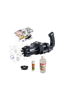 Çoklu Baloncuk Üreten Köpük Makinası + 50 Ml Ve 500 Ml Köpük Solüsyonu - Bubble Makina - Siyah Çoklu Baloncuk Üreten Köpük Makinası + 50 Ml Ve 500 Ml Köpük Solüsyonu - Bubble Makina - Siyah