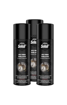 Selsil Sıvı Gres Yağlama Spreyi 3 Adet 500 Ml Selsil Sıvı Gres Yağlama Spreyi 3 Adet 500 Ml