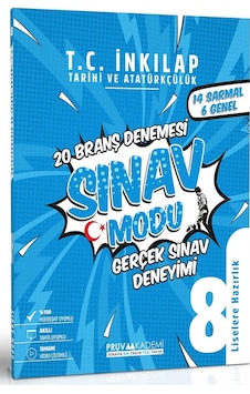 8. Sınıf T.C. İnkılap Tarihi ve Atatürkçülük Sınav Modu 20 Deneme - Pruva Akademi 8. Sınıf T.C. İnkılap Tarihi ve Atatürkçülük Sınav Modu 20 Deneme - Pruva Akademi
