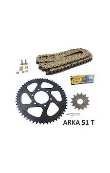 Zincir Dişli Seti Performans Arka Dişli 51 T Sfr Gold Zincir Cf M Zincir Dişli Seti Performans Arka Dişli 51 T Sfr Gold Zincir Cf M