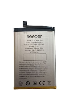 Reeder S19 Max Pro Pil Batarya 5000 Mah