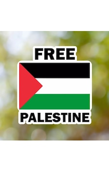 Free Palestine Filistin Sticker Araba Leptop 18cm Free Palestine Filistin Sticker Araba Leptop 18cm