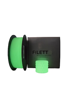 Filetto Pla+ Glow Yeşil Fosforlu Filament 1.75mm 1kg Filetto Pla+ Glow Yeşil Fosforlu Filament 1.75mm 1kg